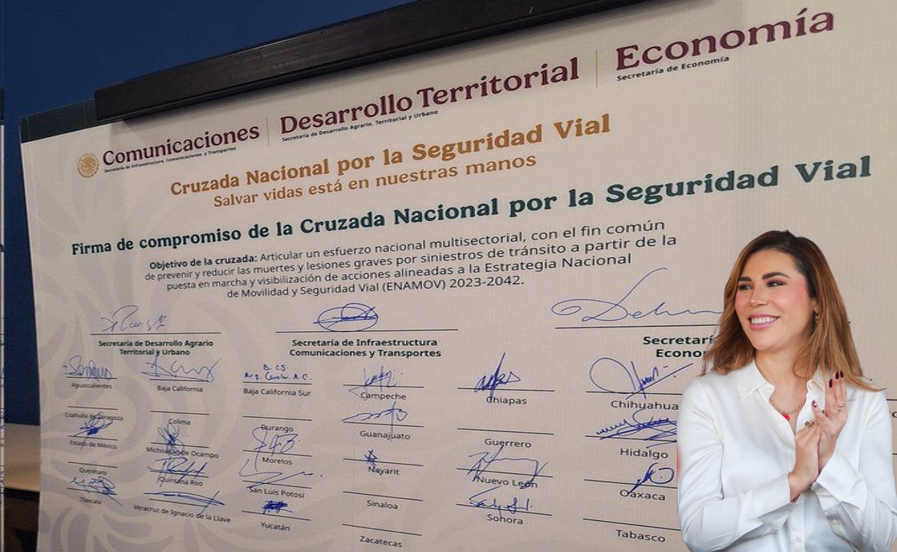 BC se integra a estrategia nacional para reducir accidentes viales: gobernadora Marina del Pilar