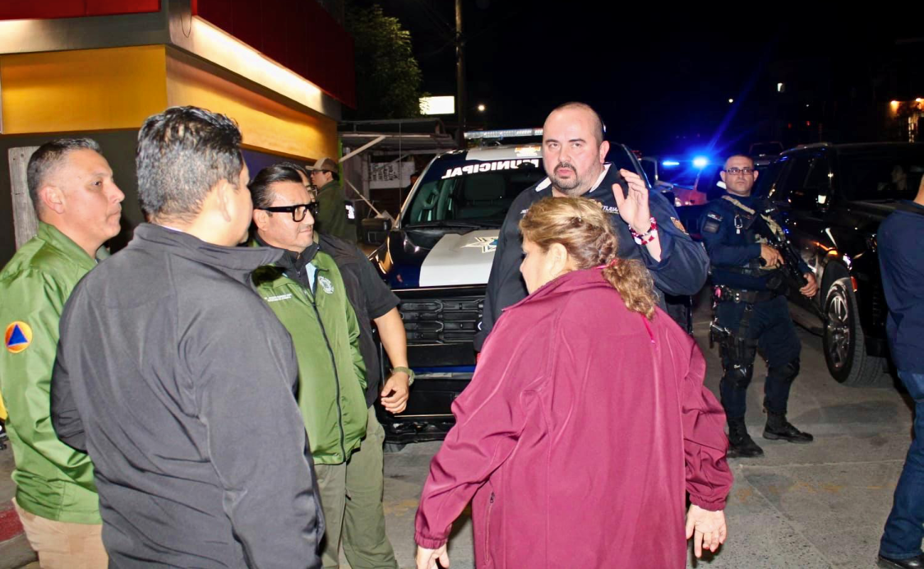 Se inició con la colocación de señalamientos viales.