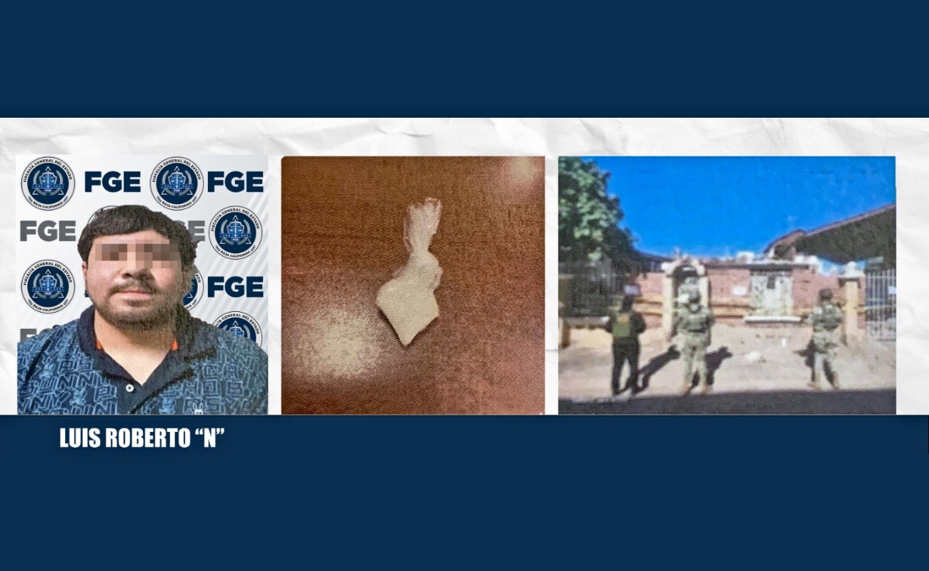 La FGE ejecutó un cateo en Xochimilco, deteniendo a Luis Roberto “N” y decomisando metanfetamina.