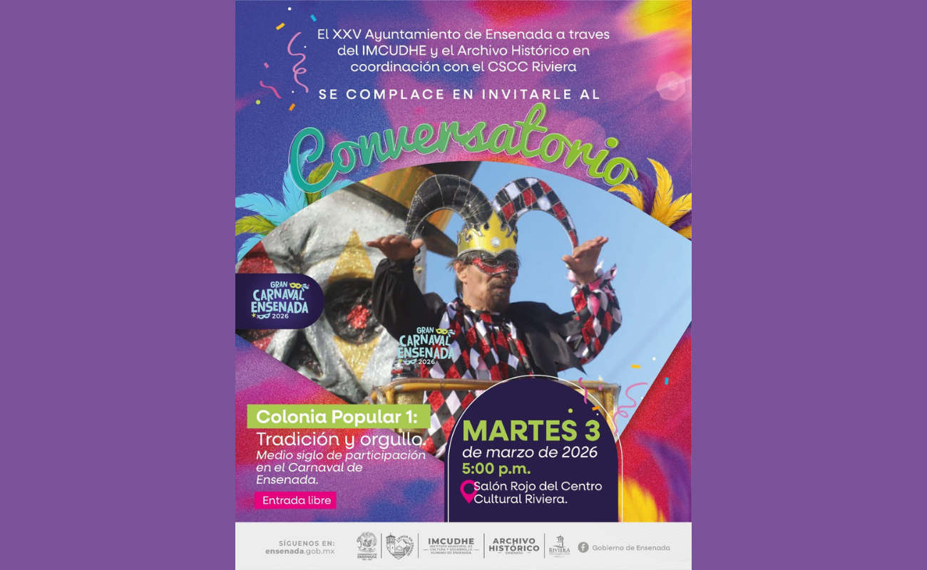 Reconocerá Gobierno de Ensenada a la Popular 1 por medio siglo de tradición en el Carnaval