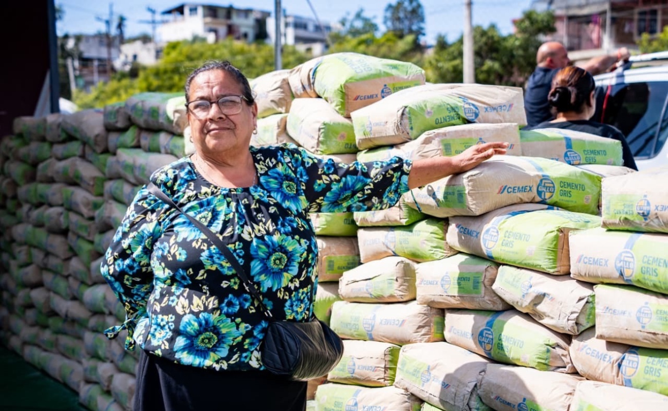 Materiales que dignifican los hogares de residentes de distintas colonias.