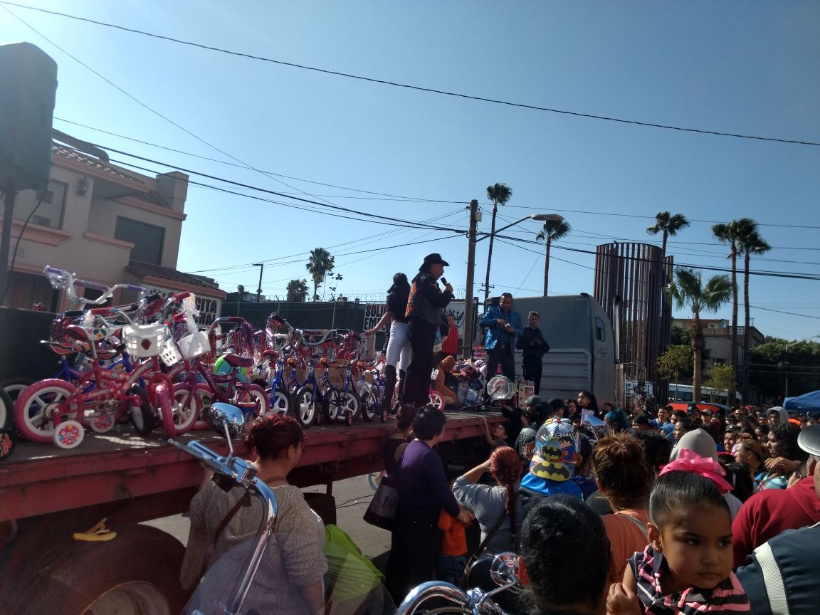 Desde el viernes 15 de diciembre llegaron alrededor de 8 mil motociclistas de California, Nevada, Arizona y Texas.