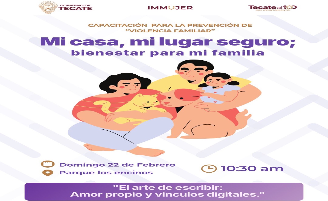 Impulsa IMMUJER Tecate hogares seguros con capacitación