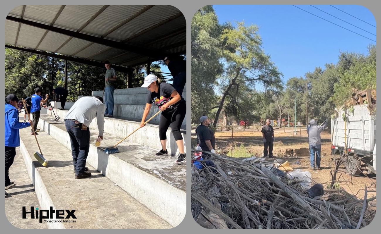 Con acciones de limpieza, pintura y poda, se fortalece la imagen de los espacios deportivos para el disfrute de las familias tecatenses.