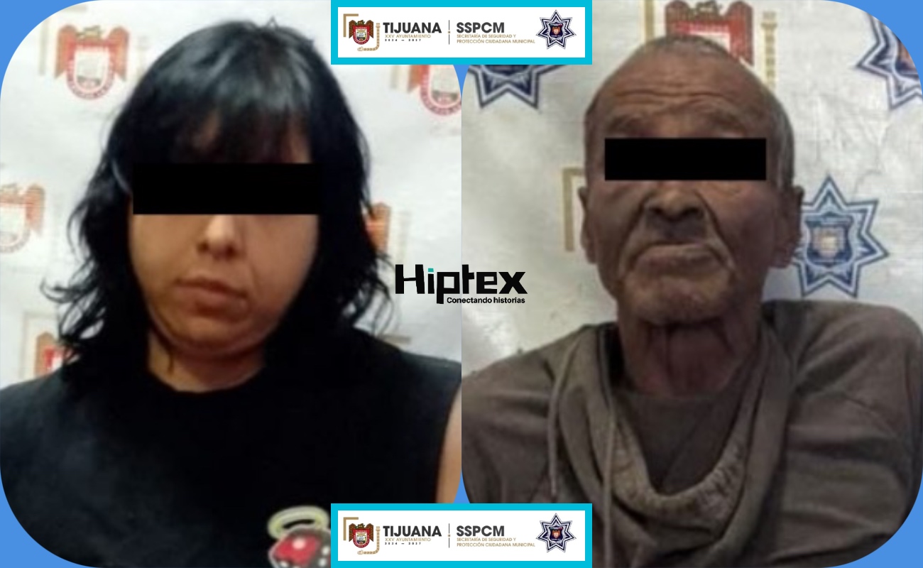 Cielo “N”, de 29 años, y Jorge “N”, de 68 años, los detenidos.