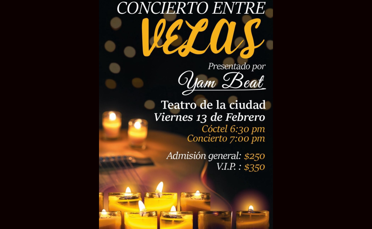 “Entre Velas”, una propuesta musical que ofrecerá una experiencia íntima y especial para el público asistente.