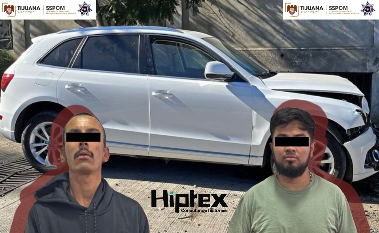 Víctor Antonio “N”, de 32 años, y Jesús Alejandro “N”, de 29 años, los detenidos.