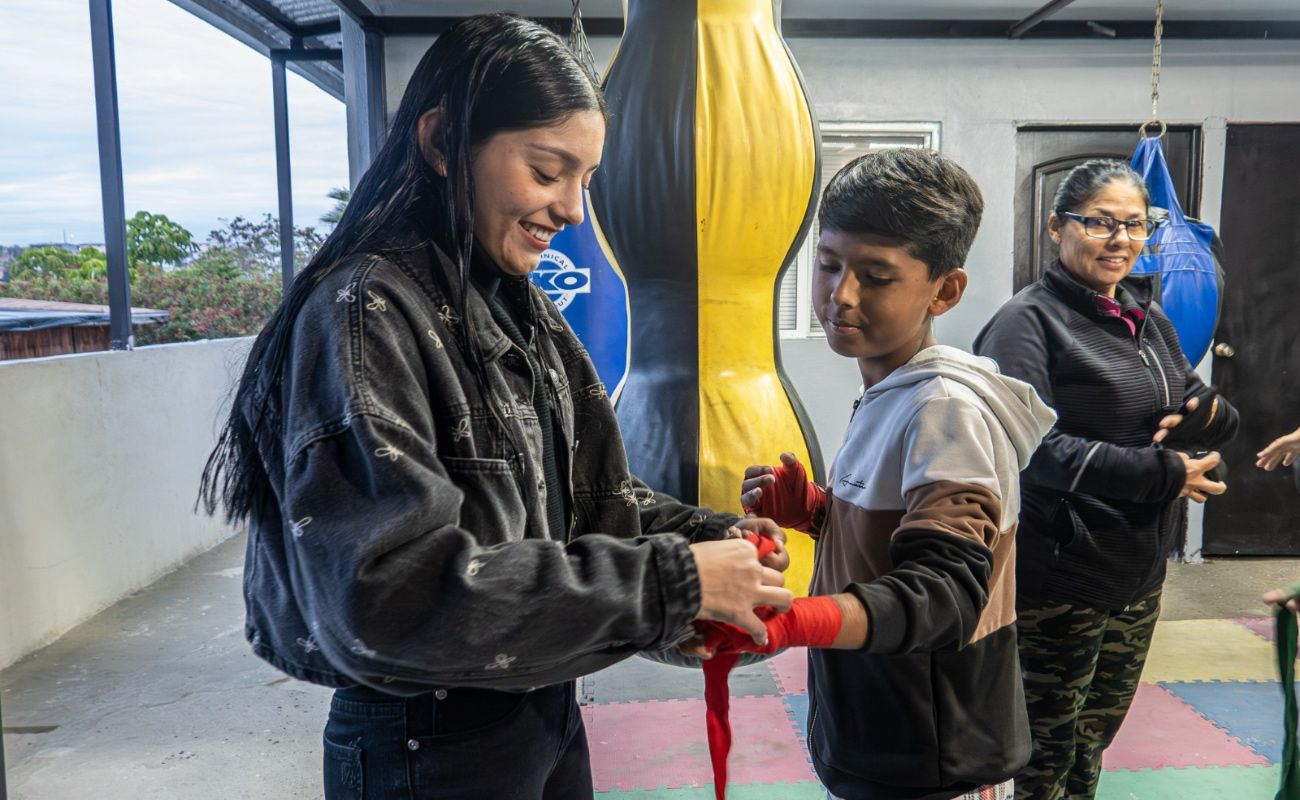 A sus 25 años, la tijuanense Eunice Campos Luna ha dedicado más de la mitad de su vida al boxeo.