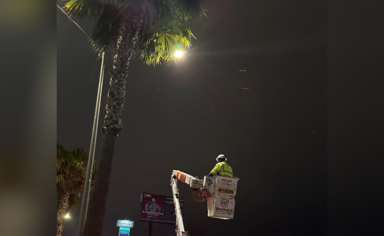 En los primeros días de diciembre se repararon cerca de 100 luminarias.