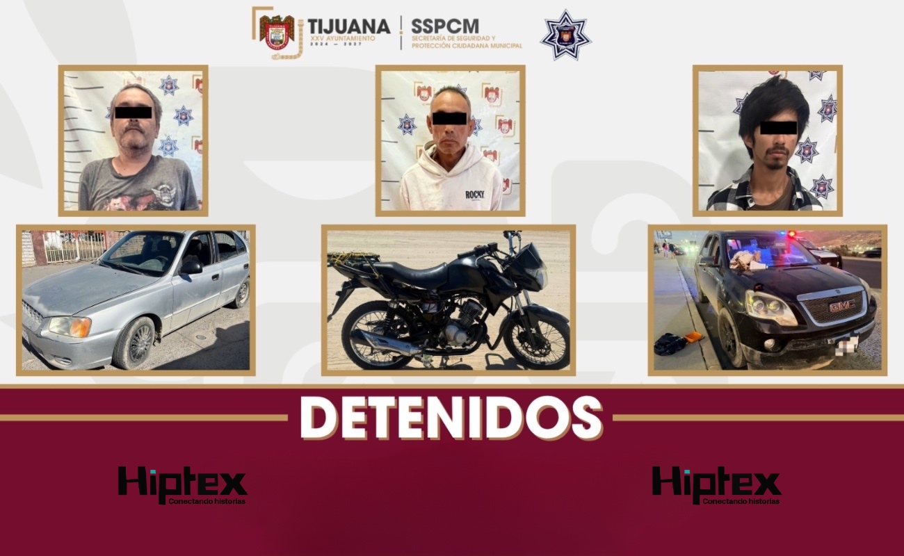Alejandro “N”, Arnoldo “N”, Ángel “N”, fueron puestos a disposición de la Fiscalía General del Estado.
