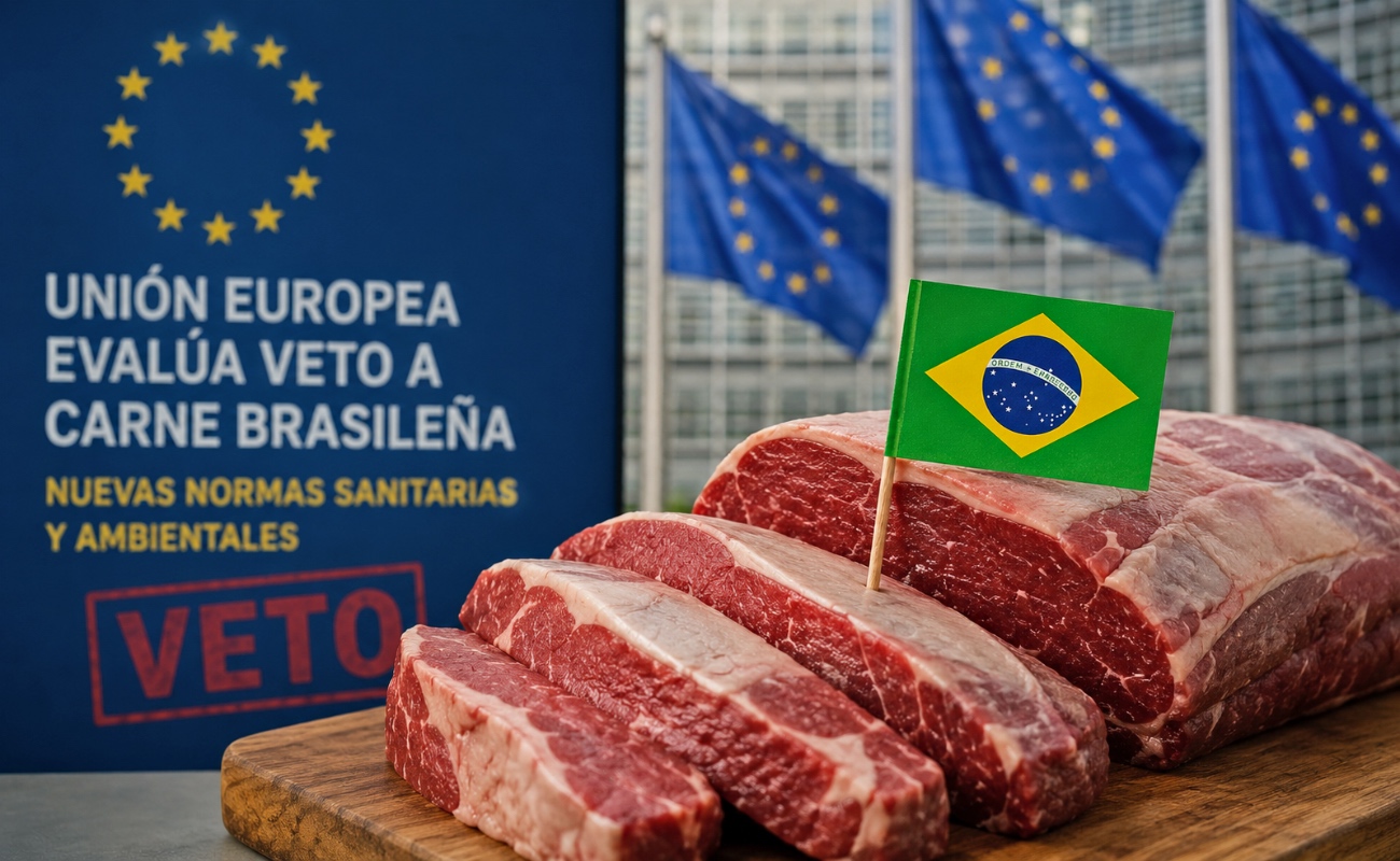 La Unión Europea evalúa veto a la carne brasileña por nuevas normas sanitarias y ambientales