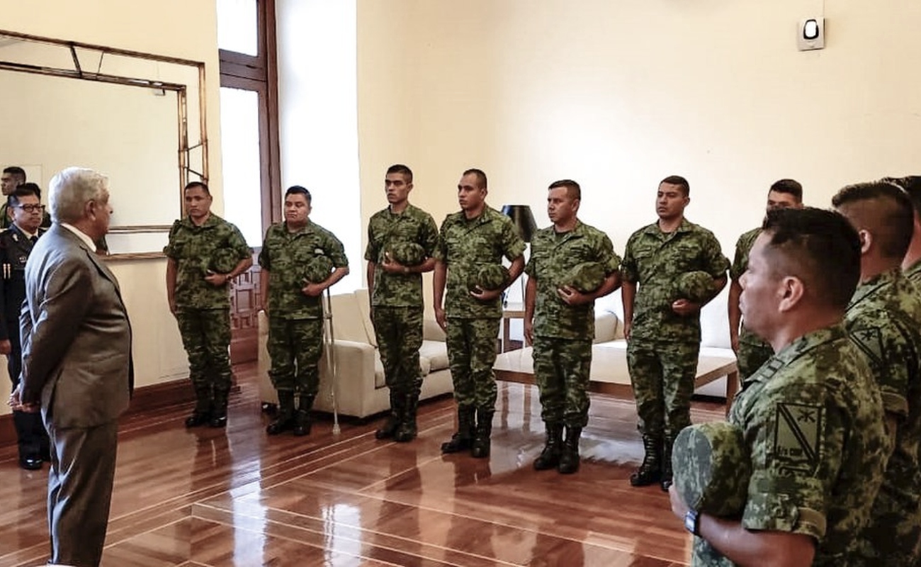 La imagen fue compartida por el secretario de la Defensa en su Twitter.