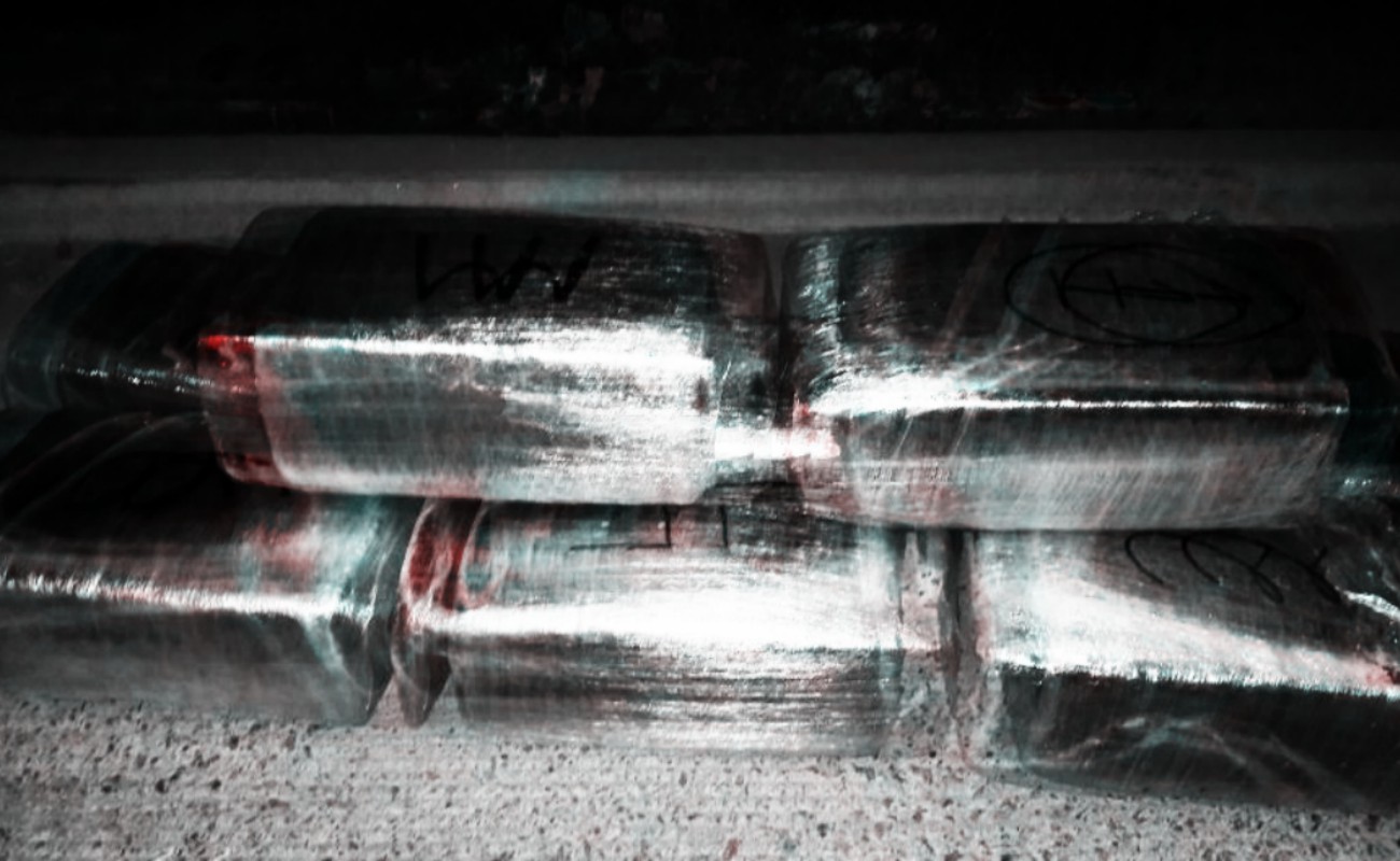 Cerca de 80 kg de hierva fue lo localizado adentro del vehículo.