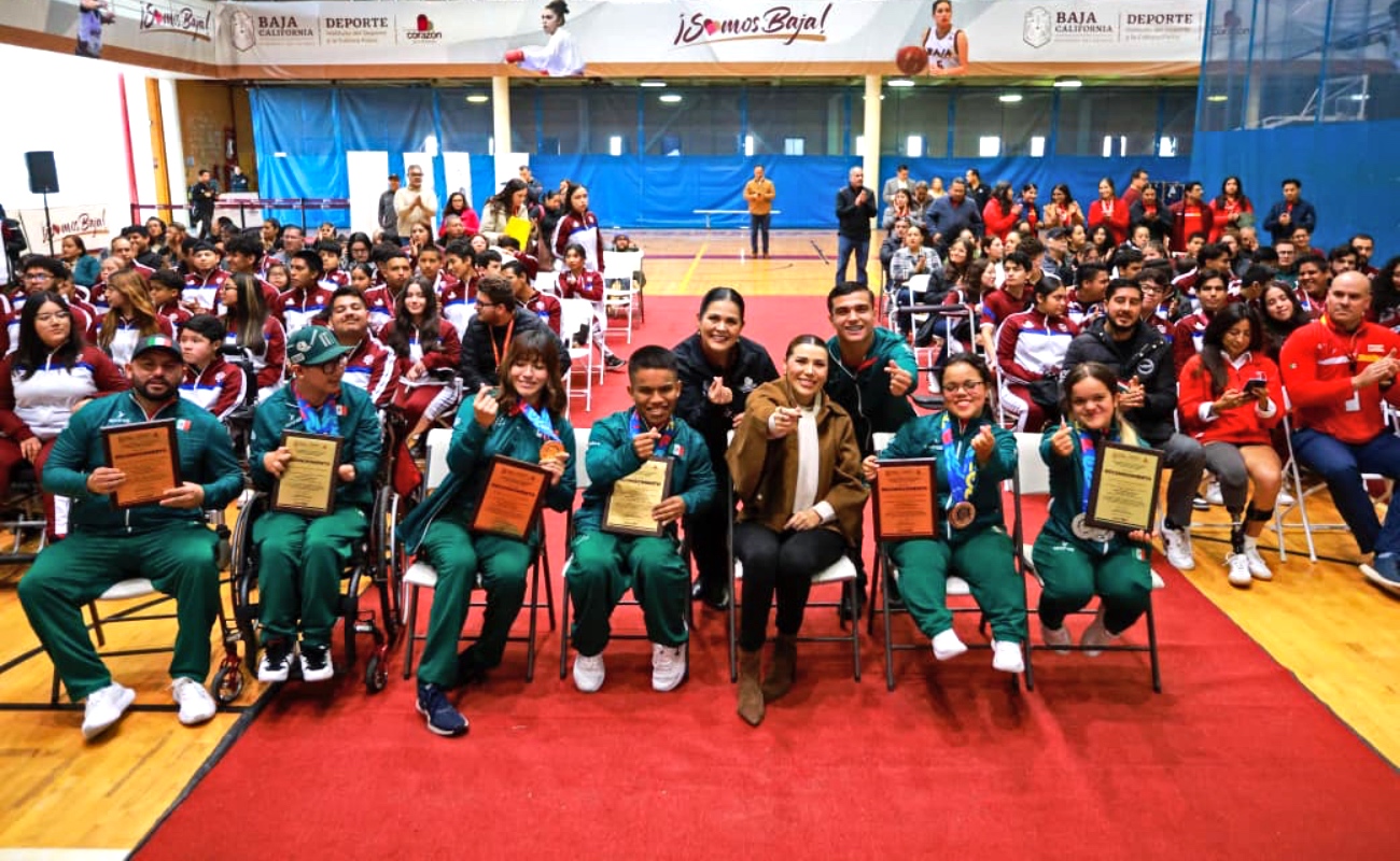 La gobernadora Marina del Pilar Avila, encabezó la entrega del Premio a la Excelencia en Deporte Adaptado 2025.