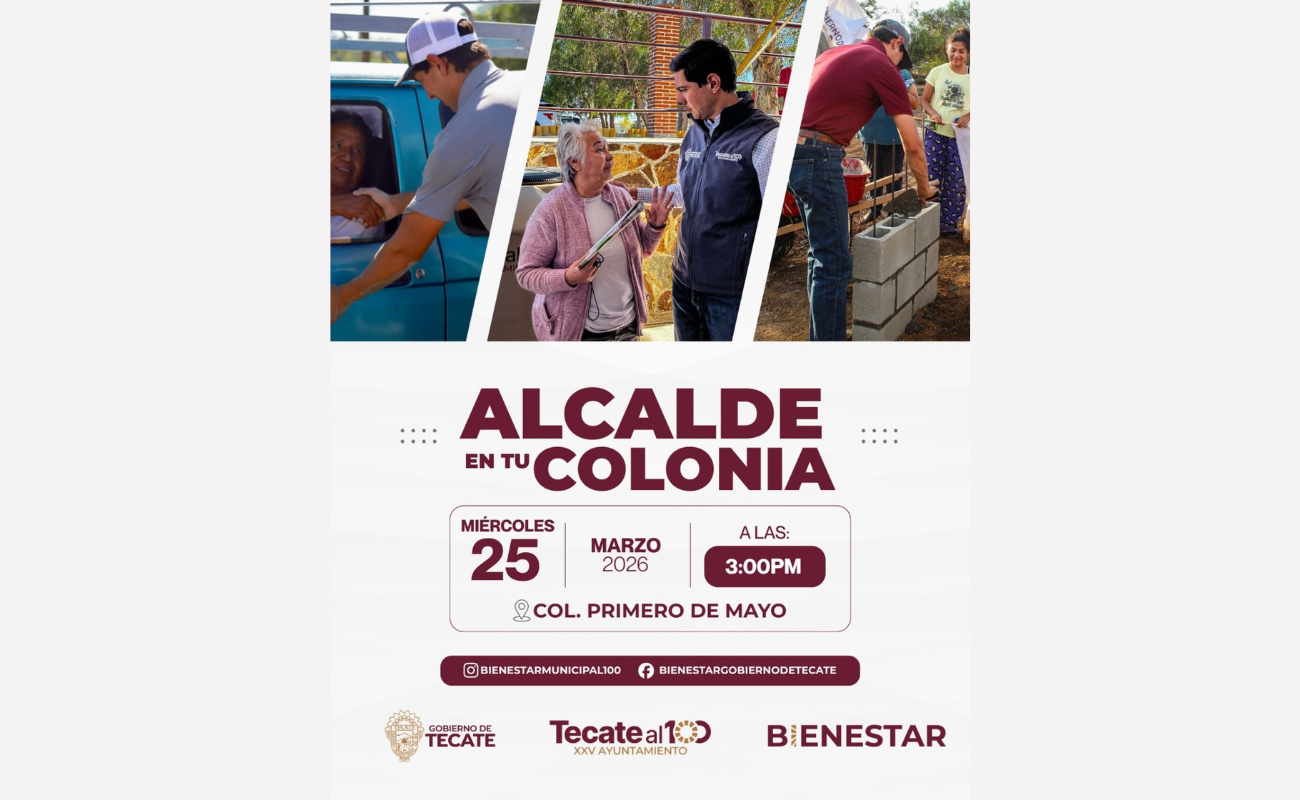 Participación ciudadana que se transforma en bienestar, “Alcalde en tu Colonia” llega a la Primero de Mayo