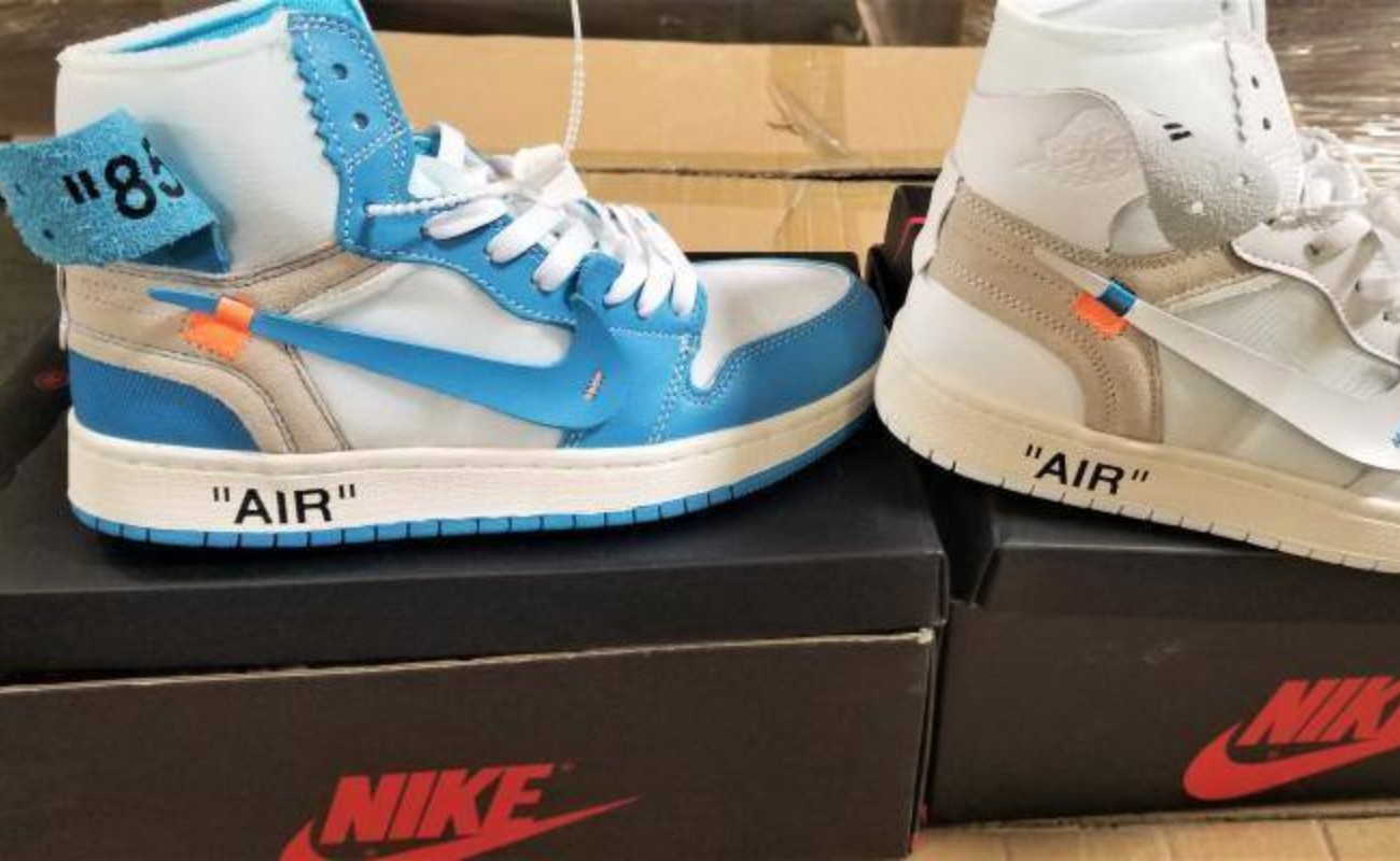 Más de dos millones de dólares en calzado Nike falsificado fue confiscado por CBP en Los Ángeles.