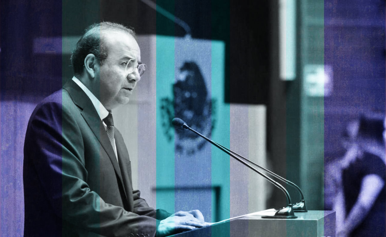 Alfonso Navarrete Prida, titular de la Secretaría de Gobernación compareció ante el Senado de la República.