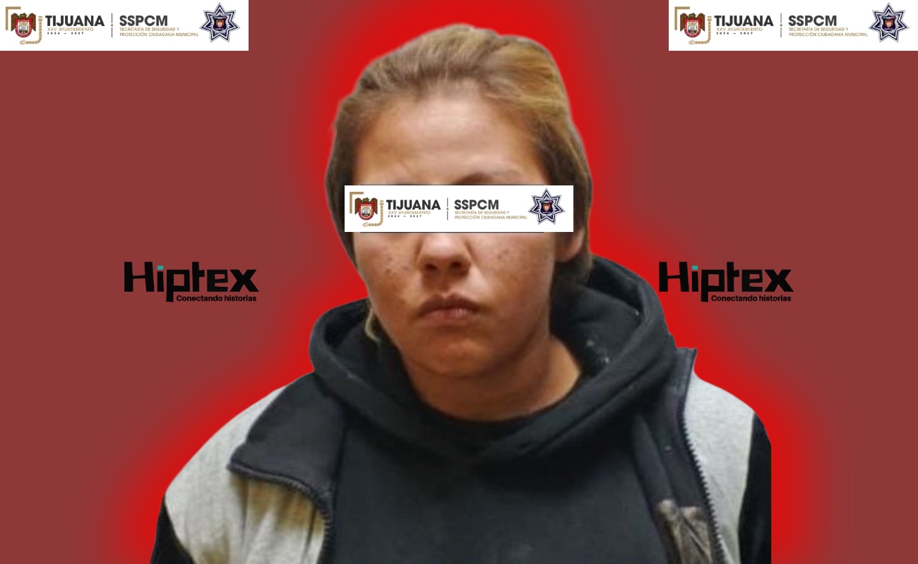 Úrsula Madeline “N”, de 20 años de edad, la detenida.