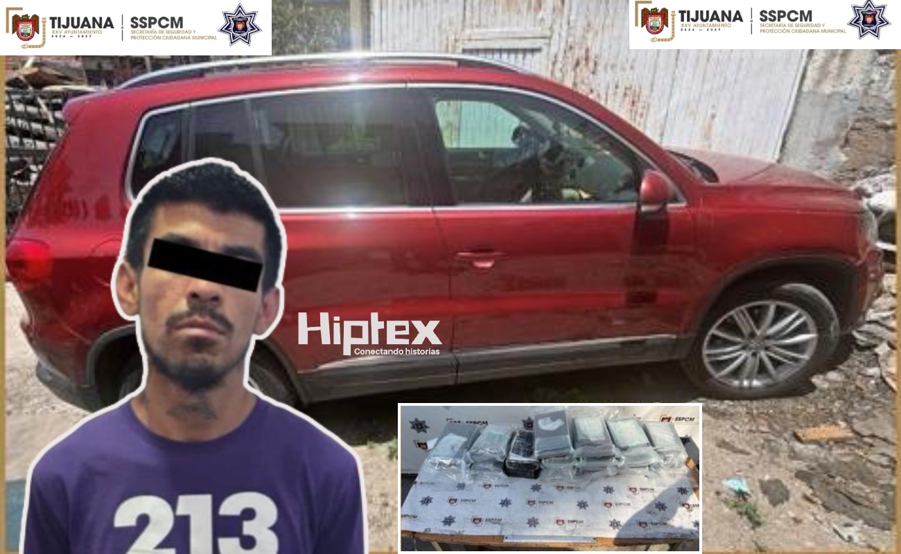 Jesús Horacio “N”, la droga y el vehículo robado.