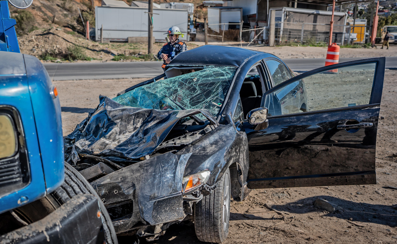 El accidente ocurrió a la altura de la colonia Altiplano.