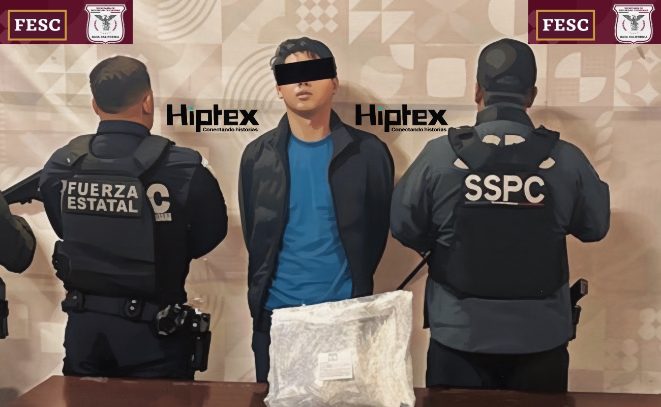 Aseguran cuatro kilos de metafetamina; hay un detenido