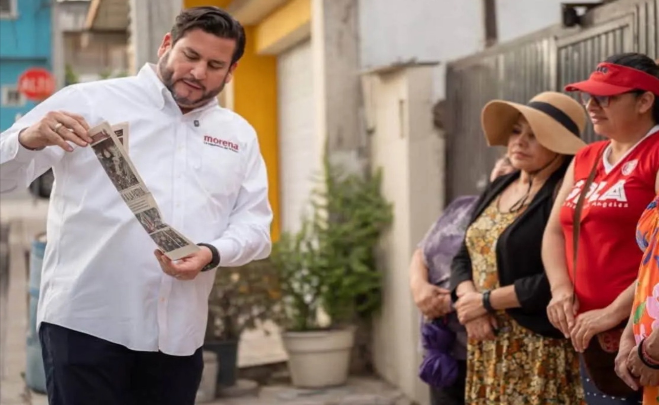 Ismael Burgueño realizó recorrido en la colonia La Morita de Tijuana