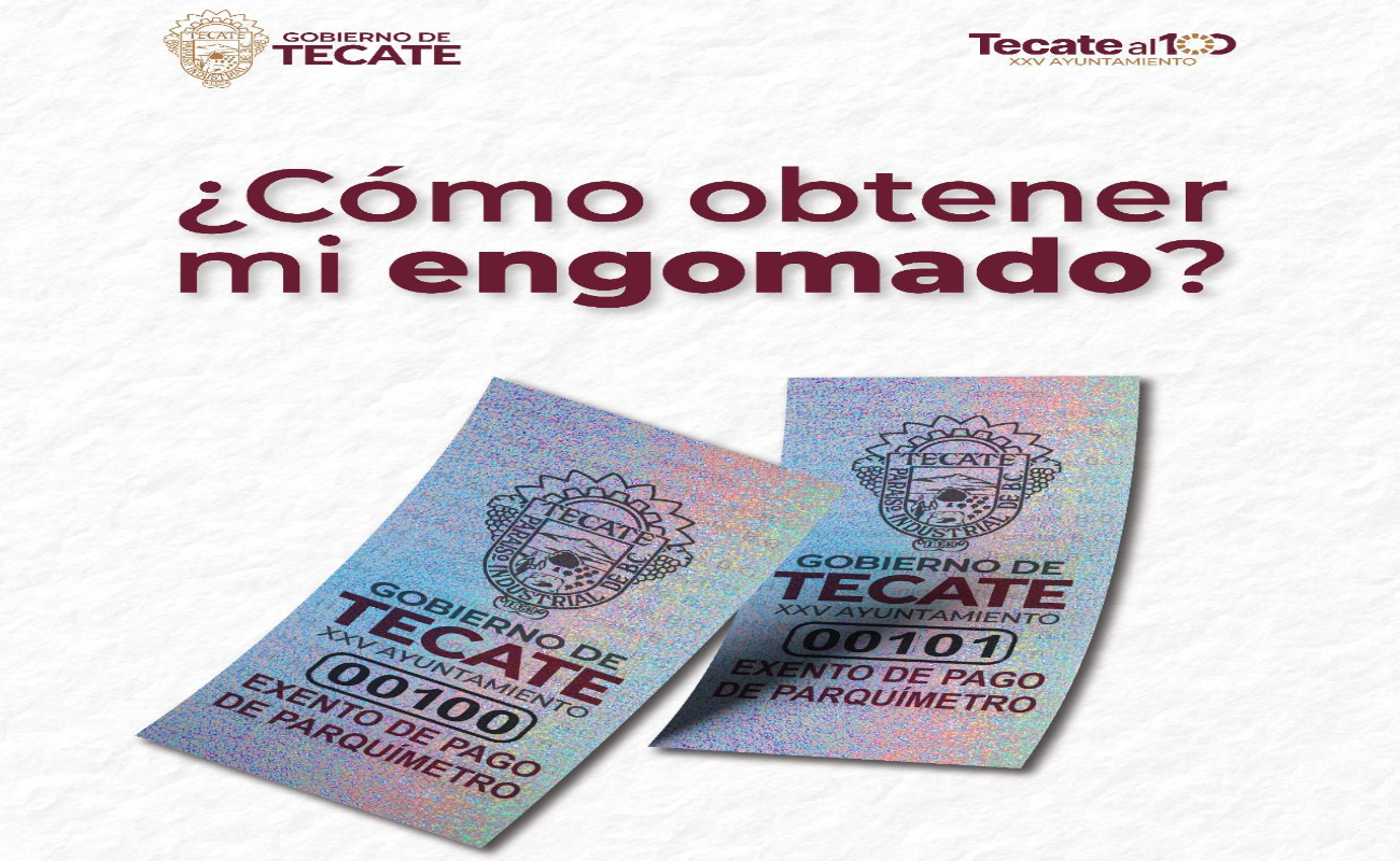 Cumplir tiene beneficios: Gobierno de Tecate reconoce a contribuyentes con exención de pago parquímetros