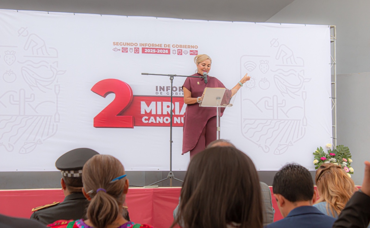 Presentó Miriam Cano Segundo Informe de Gobierno