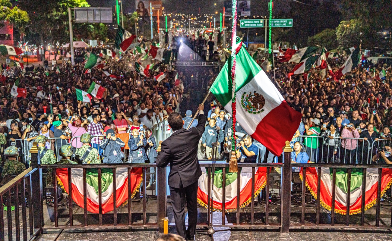 Celebran en Tijuana Aniversario del Grito de Independencia ante cerca de 17 mil personas