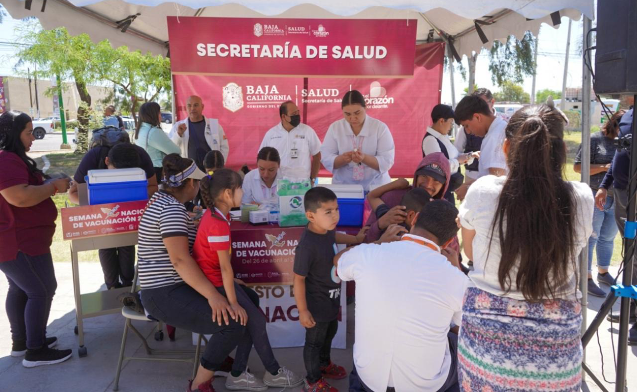 A nivel sectorial se han aplicado más de 293 mil 168 vacunas contra el Sarampión.