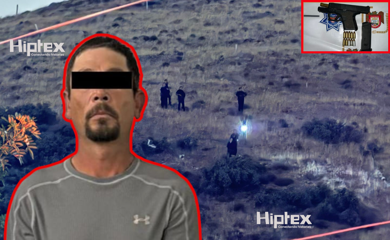 Cae presunto responsable de doble homicidio en el Cerro Colorado