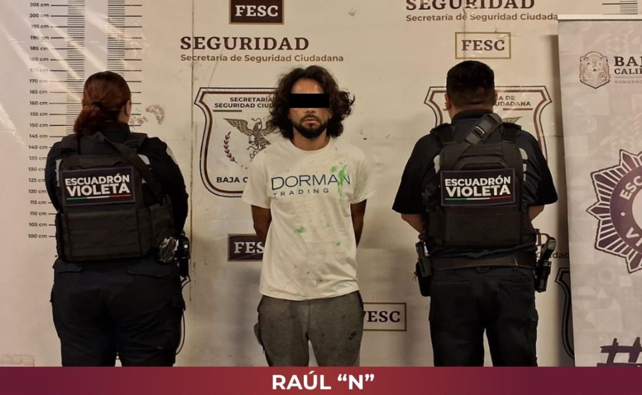 Raúl “N” de 43 años y originario de Nayarit, fue puesto a disposición de la Fiscalía General del Estado (FGE).