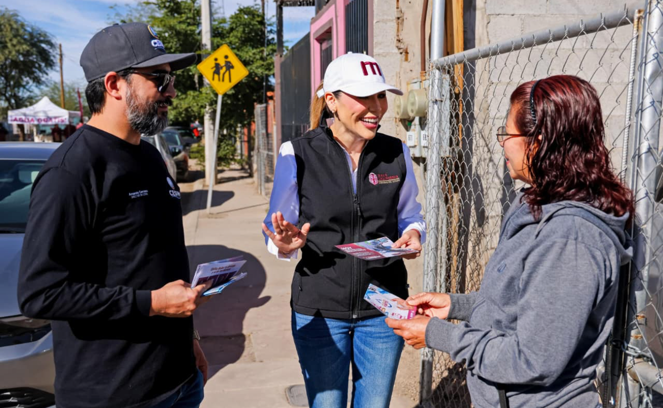La gobernadora encabezó la jornada de atención ciudadana en Parajes de Puebla.