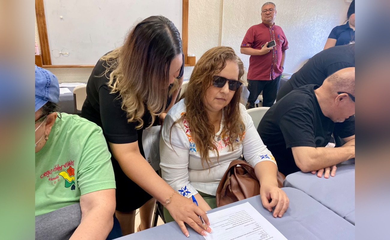 Colabora DIF BC con el IEEBC en consulta democrática accesible para personas con discapacidad
