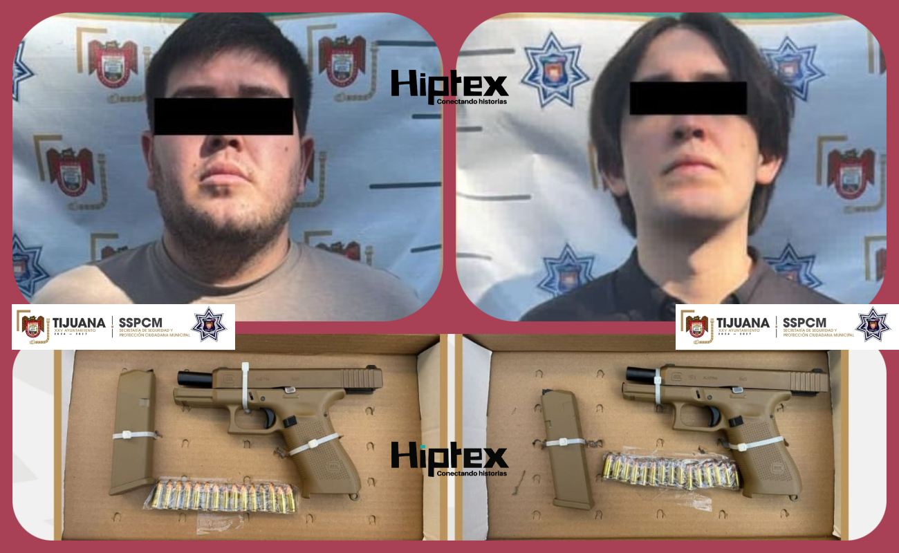 Sergio Noel “N”, de 25 años, y Manuel Humberto “N”, de 30, los detenidos.