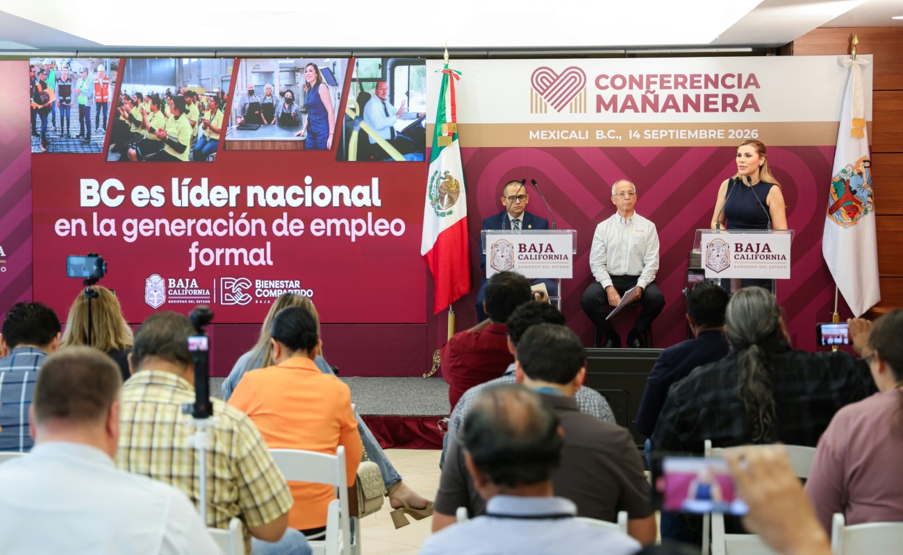 Lidera Baja California generación de empleo formal en México durante 2026