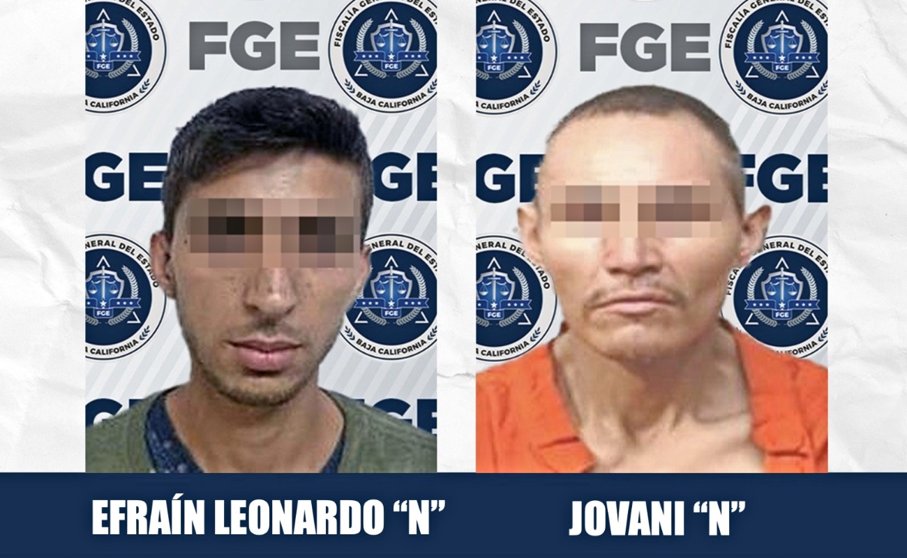 Dos imputados, Jovani “N” y Efraín Leonardo “N”, fueron vinculados a proceso por robo con violencia y robo calificado, respectivamente.