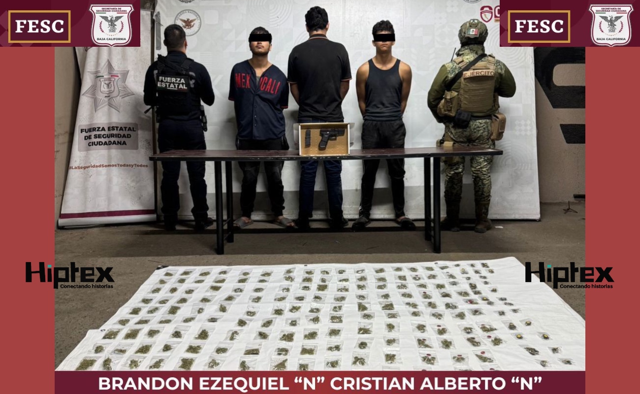 Los detenidos fuero puestos a disposición de la FGR.