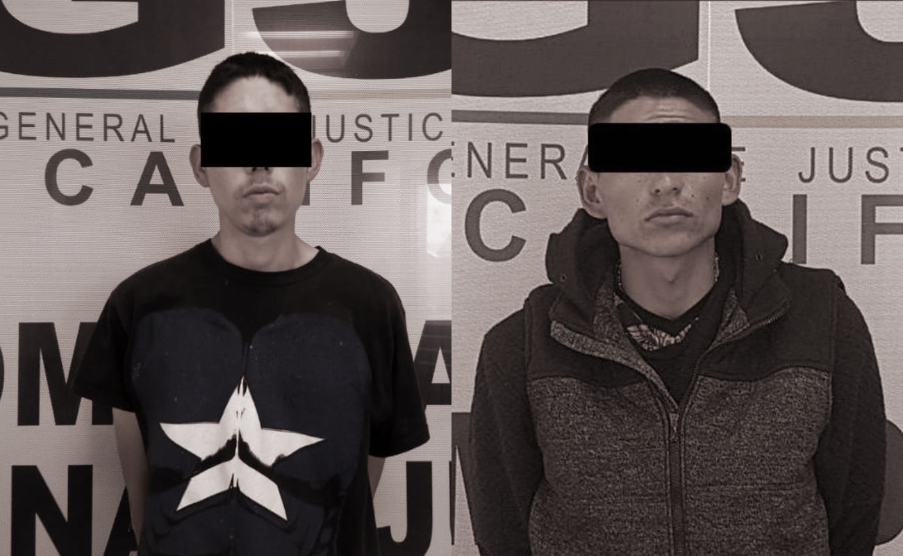 Dos presuntos homicidas fueron aprehendidos por las autoridades en un operativo conjunto.