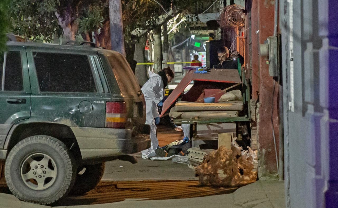 En la escena se localizaron dos indicios balísticos.