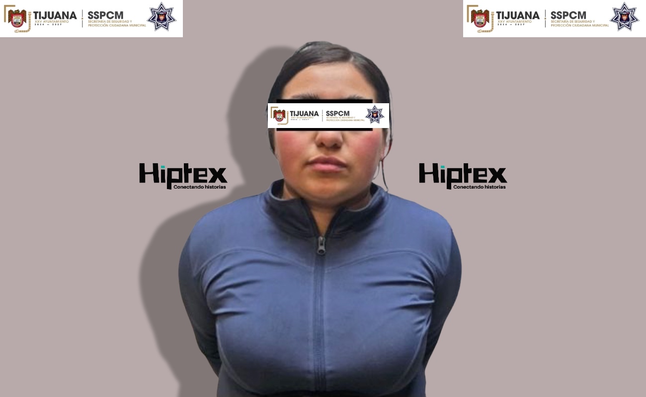 Dania Charleth “N”, de 22 años de edad, la detenida.