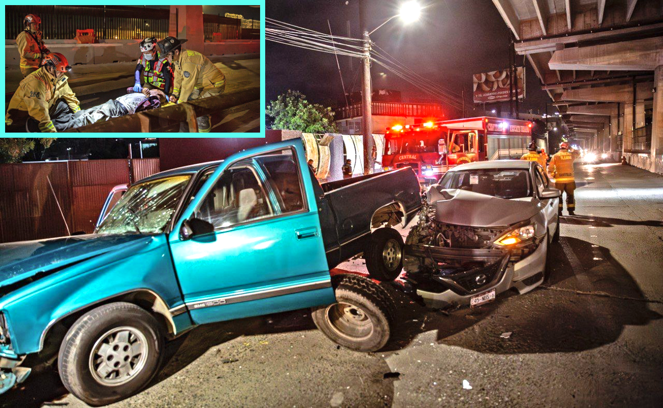 Sale conductor gravemente herido tras chocar en la Avenida Internacional