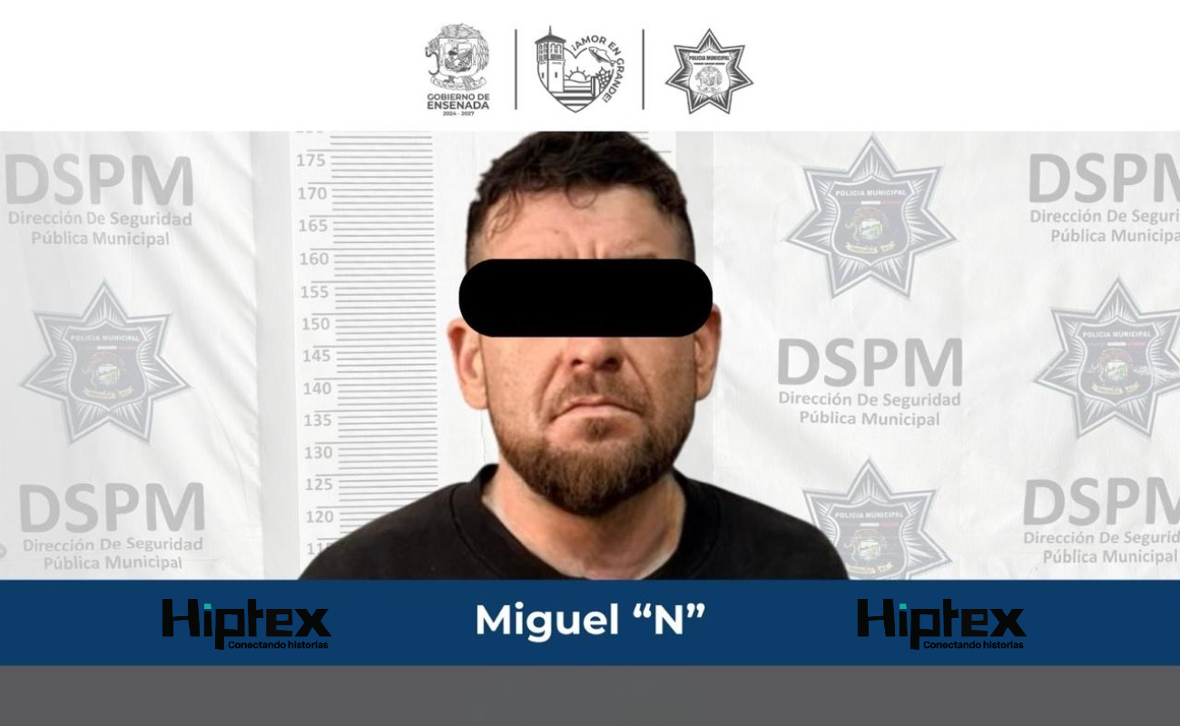 Detienen a un hombre en Ensenada por posesión de droga