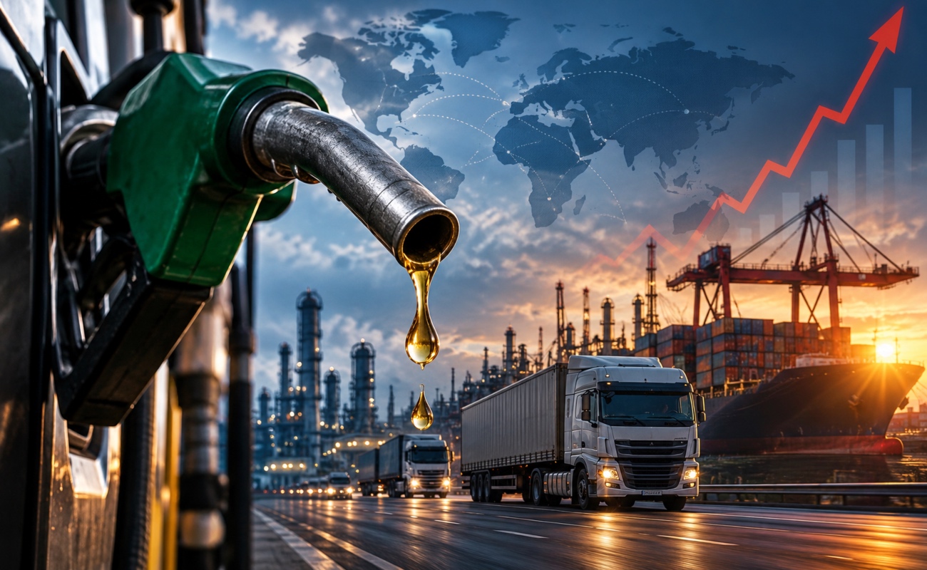 Los precios internacionales del diésel alcanzaron niveles récord mientras los mercados enfrentan restricciones de suministro y nuevas presiones sobre las cadenas energéticas globales.