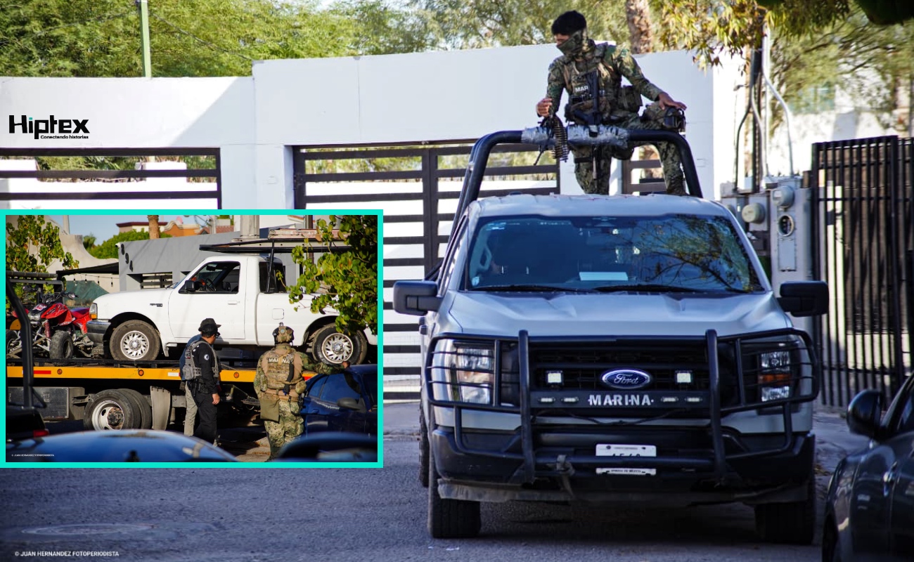 Catean vivienda presuntamente ligada a grupo criminal en Mexicali