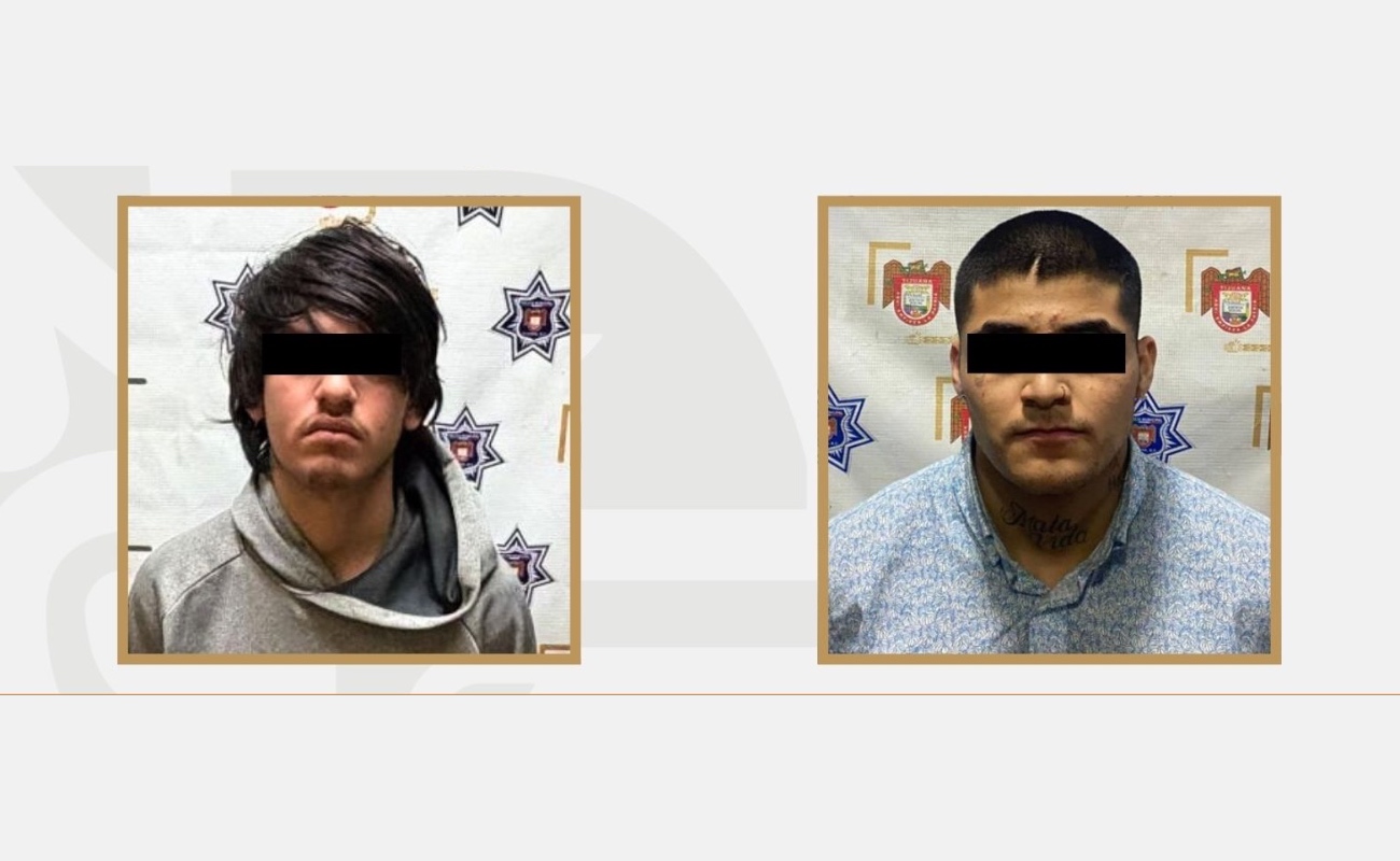 Ángel Antonio ’N’ y Francisco Javier ’N’ fueron arrestados en colonias El Pípila y Loma Bonita, respectivamente, con pistolas calibre 9 milímetros.