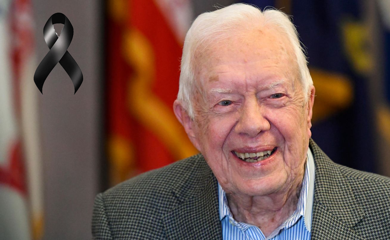 Este martes, murió a los 99 años de edad, el ex presidente de los Estados Unidos, Jimmy Carter.