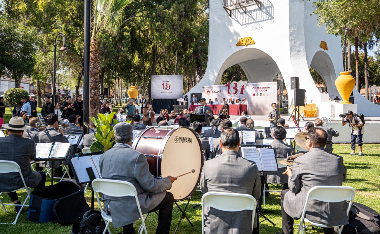 Preside Abdiel Gutiérrez Coronado Acto Cívico por el 137 Aniversario de la Fundación de Tijuana