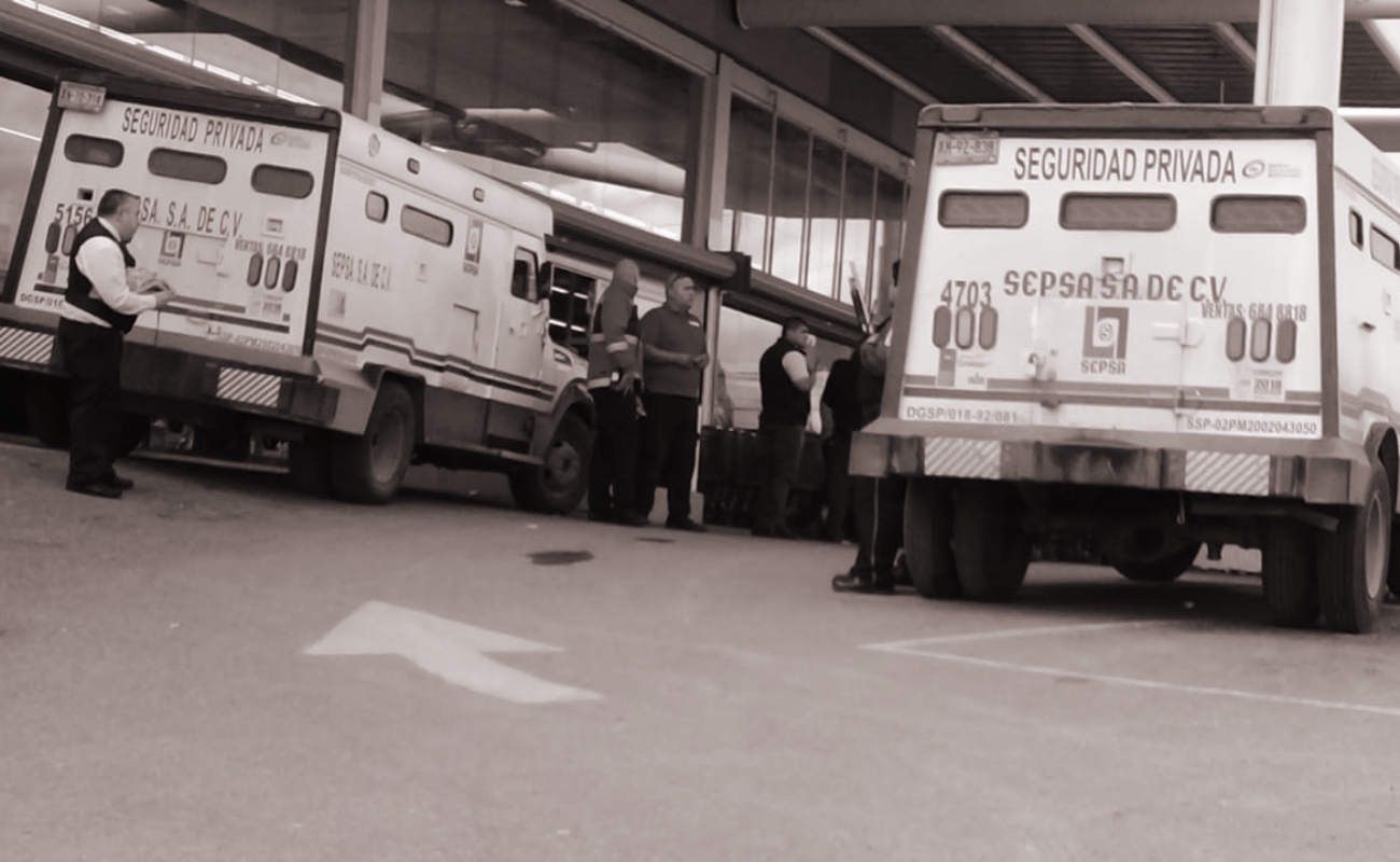 El asalto ocurrió a personal de la empresa SEPSA cuando descarga dinero en un cajero automático