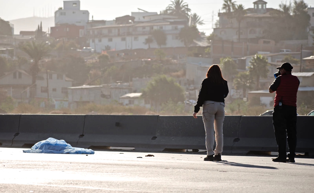 El accidente fue a la altura de la Central Camionera.